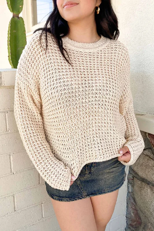 Mesh Knit Sweater