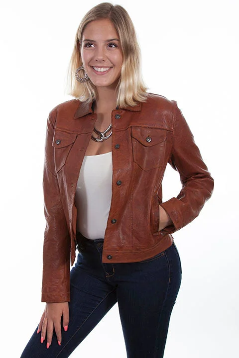 Women's Leather Jacket Collection: Scully Jean Design