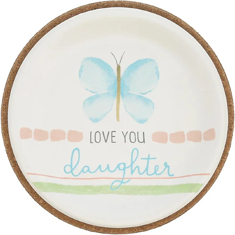 3.75" Love You Daughter Keepsake Dish