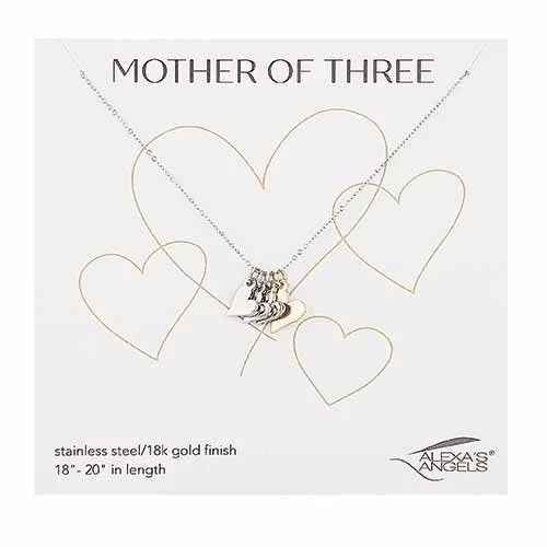 Alexa's Angels Mother of Three Necklace