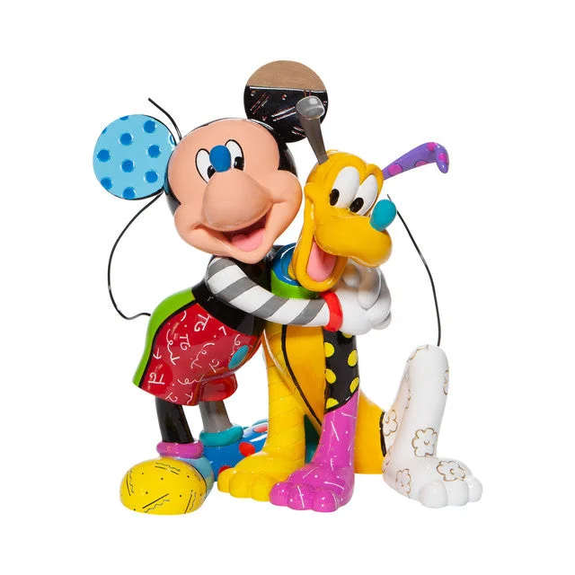 Disney Mickey and Pluto Figurine by Romero Britto