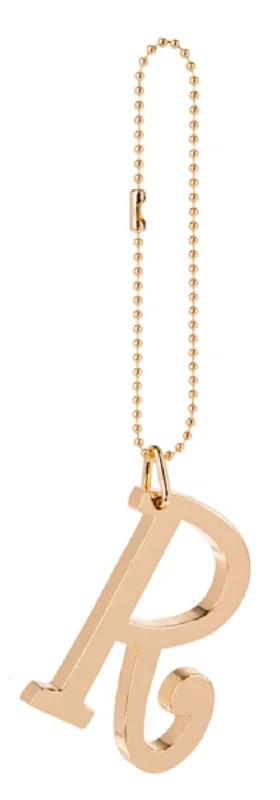 Gold Monogram Anywhere Charm - R