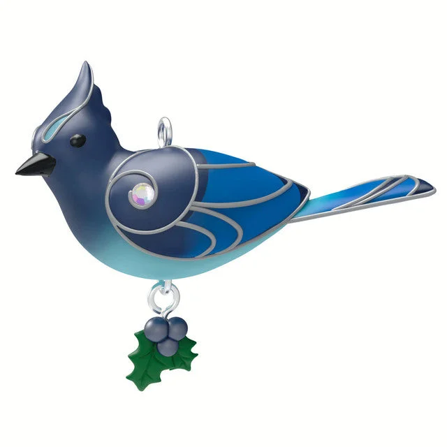 Hallmark Mini Steller's Jay Ornament, 0.78"