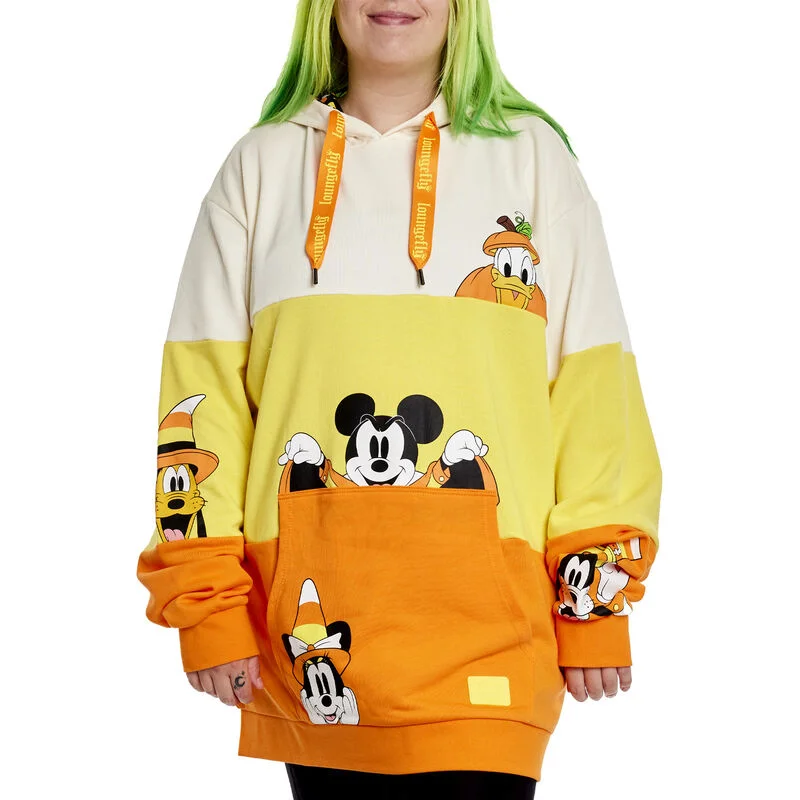 Loungefly Disney Mickey & Friends Candy Corn Unisex Hoodie