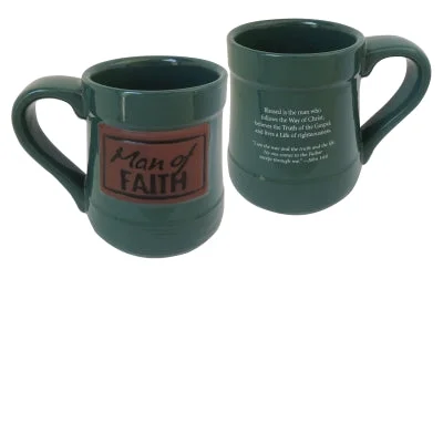 Man of Faith Pottery Mug