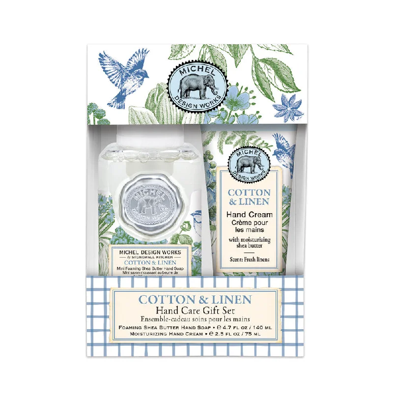 Michel Design Works Cotton & Linen Hand Care Gift Set