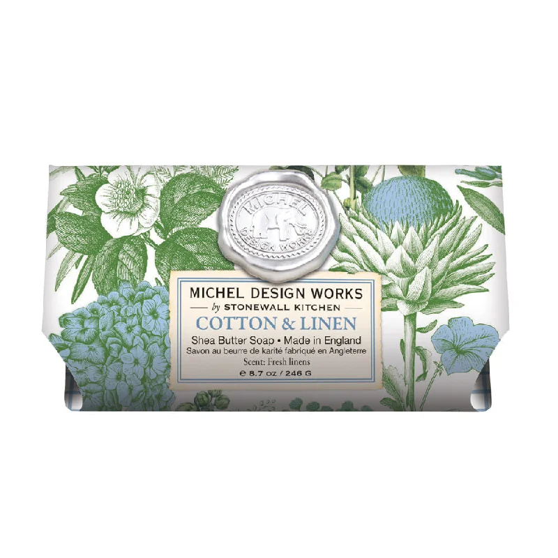 Michel Design Works Cotton & Linen Large Bath Soap Bar