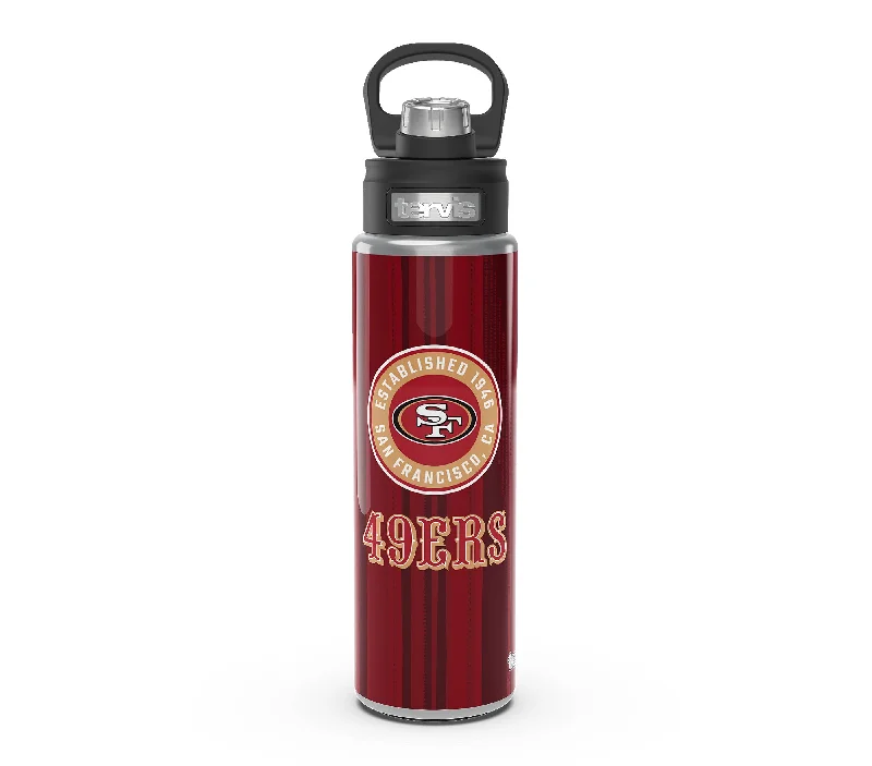 NFL® San Francisco 49ers All In 24 Oz. Wide Mouth Stainless Steel Water Bottle