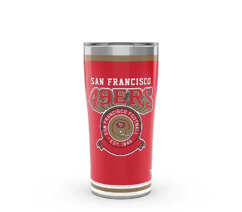 NFL® San Francisco 49ers Vintage 20 oz. Stainless Steel Insulated Tumbler With Slider Lid