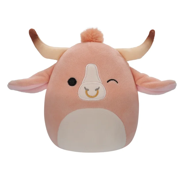 Squishmallow Howland the Peach Brahma Bull 5" Stuffed Plush by Kelly Toy