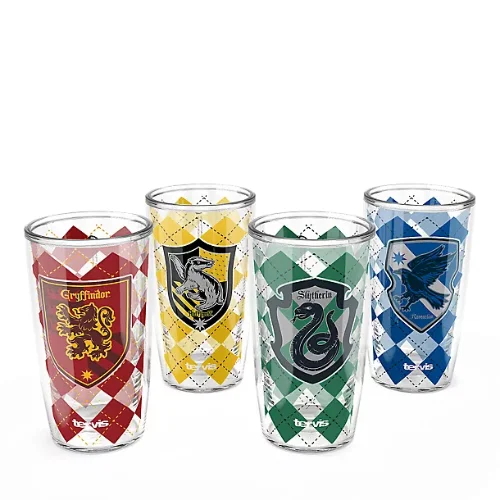 Tervis Harry Potter House Rules Collection Double-Walled 16 Oz. Tumbler 4-Pack Drinkware