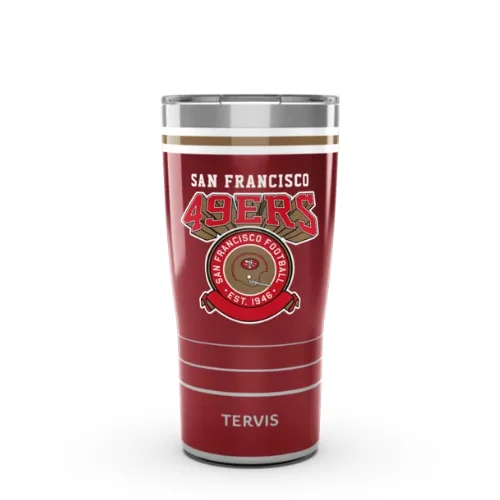 Tervis NFL San Francisco 49ers Vintage 20 Oz. Stainless Steel Tumbler with Slider Lid