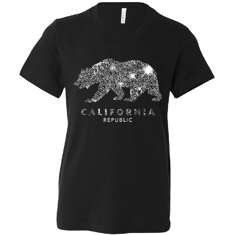 California Republic Sparkle Asst Colors Youth T-Shirt/tee