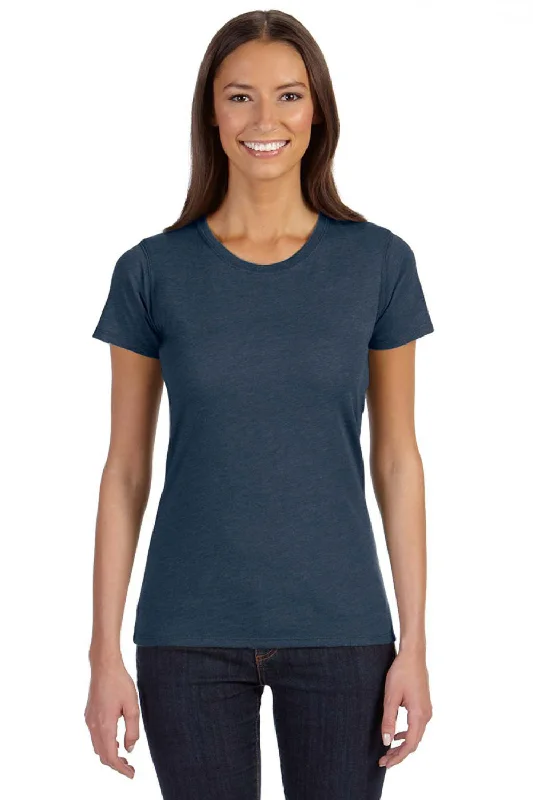 Econscious Womens Short Sleeve Crewneck T-Shirt - Water Blue