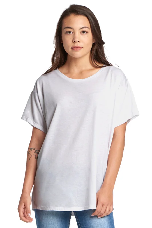 Next Level Womens Ideal Flow Short Sleeve Crewneck T-Shirt - White - Closeout