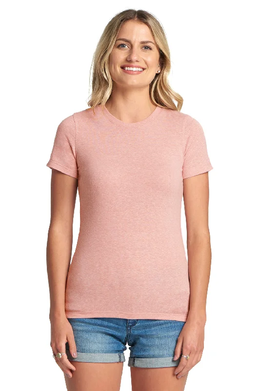 Next Level Womens Jersey Short Sleeve Crewneck T-Shirt - Desert Pink