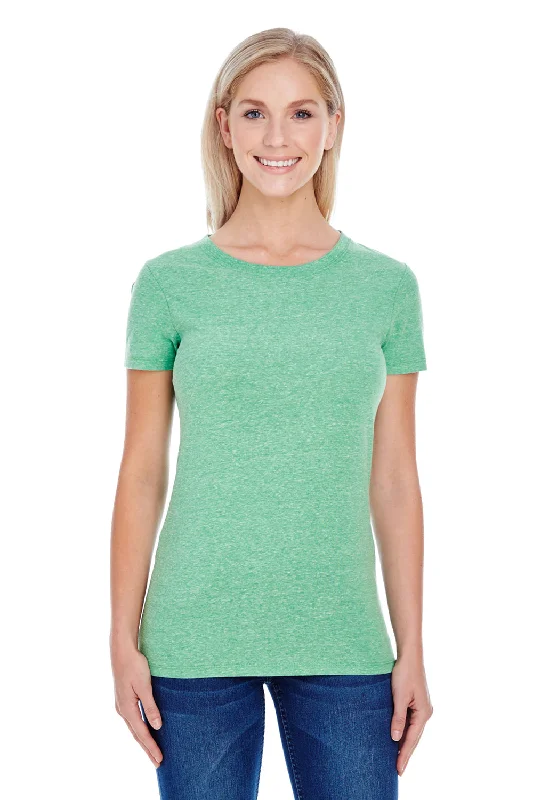 Threadfast Apparel Womens Short Sleeve Crewneck T-Shirt - Green