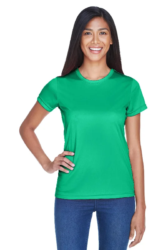 UltraClub Womens Cool & Dry Performance Moisture Wicking Short Sleeve Crewneck T-Shirt - Kelly Green