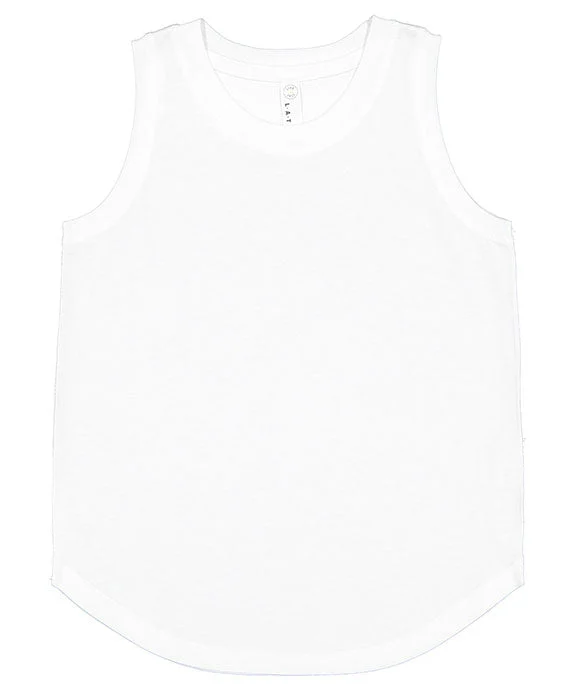 2692 - LAT Youth Relaxed Tank Top | White