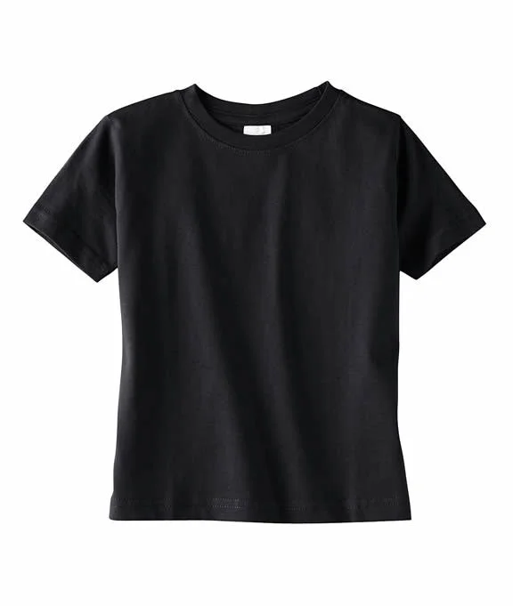 3321 - Rabbit Skins Toddler Fine Jersey T-Shirt | Black