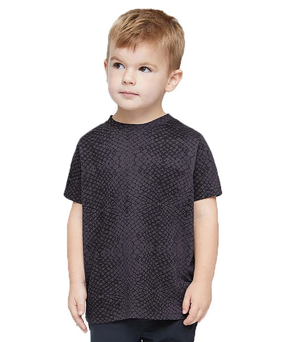 3321 - Rabbit Skins Toddler Fine Jersey T-Shirt | Black Reptile