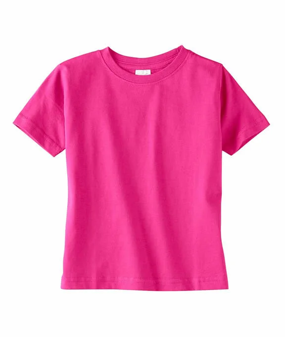 3321 - Rabbit Skins Toddler Fine Jersey T-Shirt | Hot Pink