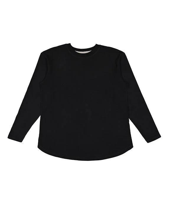 3508 - LAT Ladies Relaxed Long Sleeve T-Shirt | Black