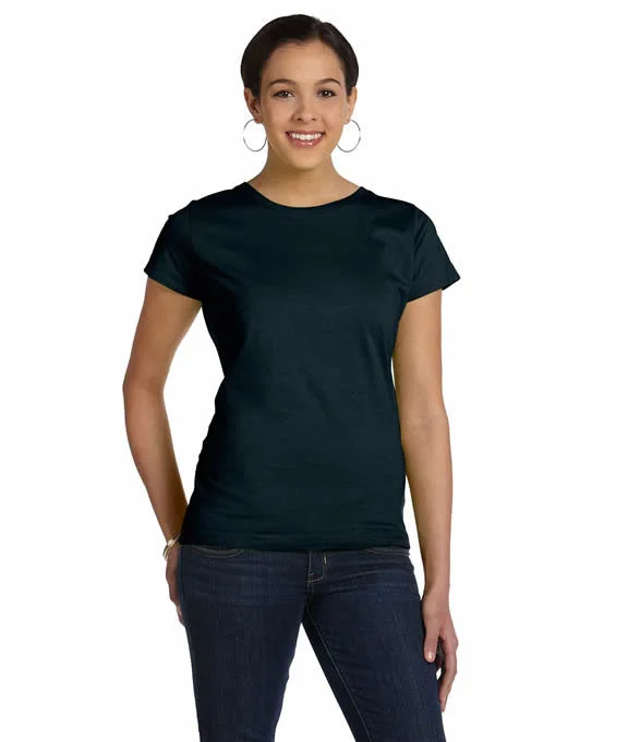 3516 - LAT Ladies Fine Jersey T-Shirt | Black