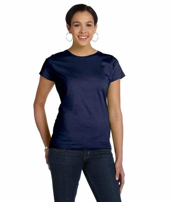 3516 - LAT Ladies Fine Jersey T-Shirt | Navy