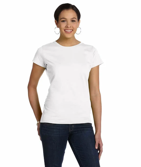 3516 - LAT Ladies Fine Jersey T-Shirt | White