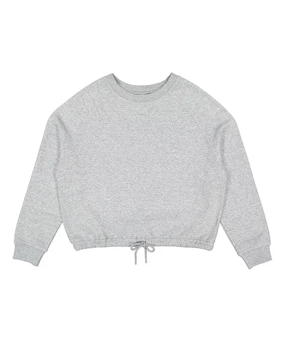 3528 - LAT Ladies Boxy Fleece Sweatshirt | Heather