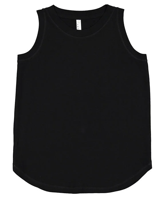 3592 - LAT Ladies Relaxed Tank Top | Black