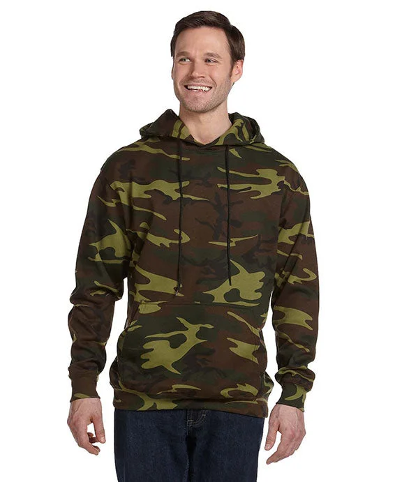 3969 - Code Five Unisex Camo Pullover Hoodie | Green Woodland