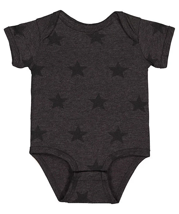 4329 - Code Five Infant Five Star Bodysuit | Smoke Star