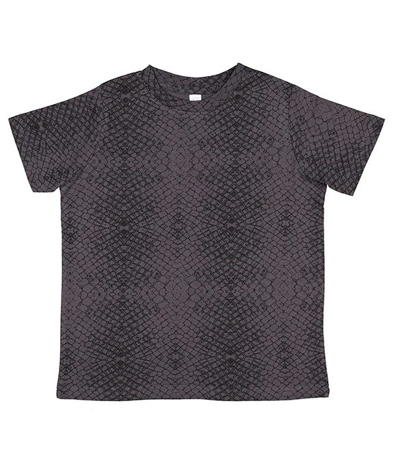 6101 - LAT Youth Fine Jersey T-Shirt | Black Reptile