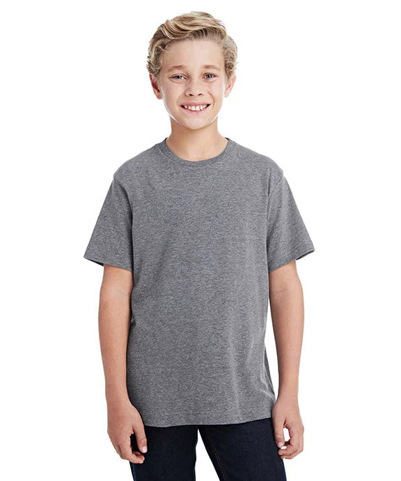 6101 - LAT Youth Fine Jersey T-Shirt | Granite Heather