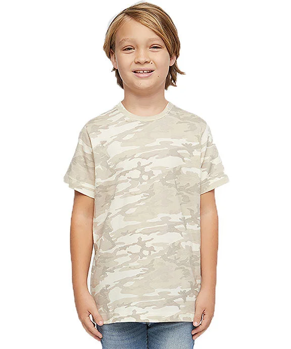 6101 - LAT Youth Fine Jersey T-Shirt | Natural Camo