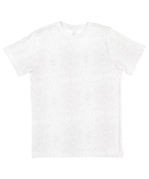 6101 - LAT Youth Fine Jersey T-Shirt | White Reptile