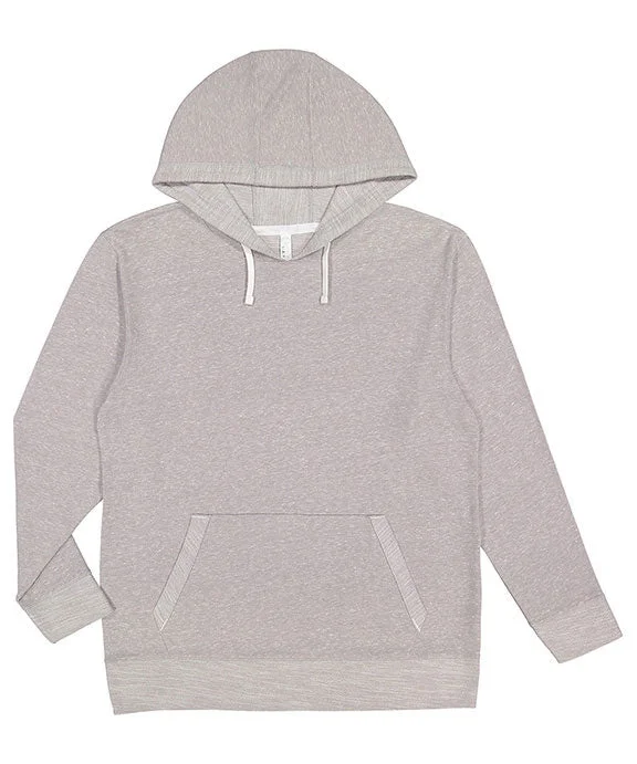 6779 - LAT Adult Harborside Melange French Terry Hooded Sweatshirt | Grey Melange