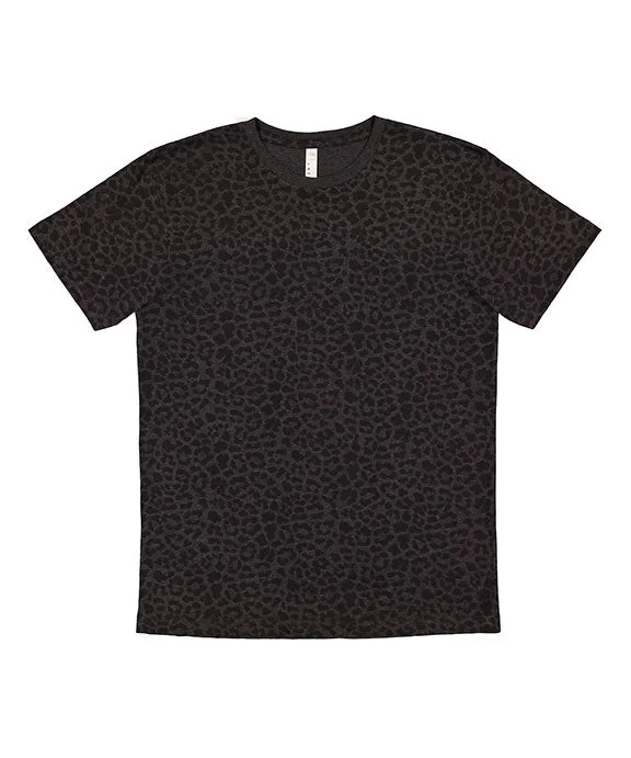 6901 - LAT Fine Jersey T-Shirt | Black Leopard