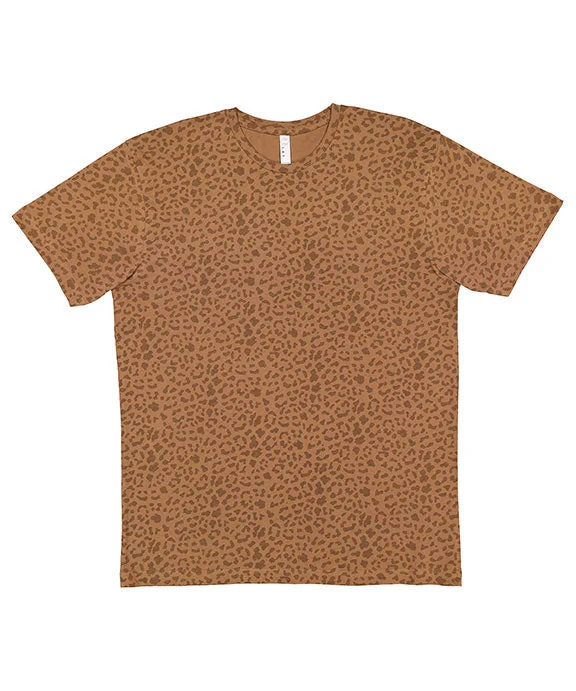 6901 - LAT Fine Jersey T-Shirt | Brown Leopard