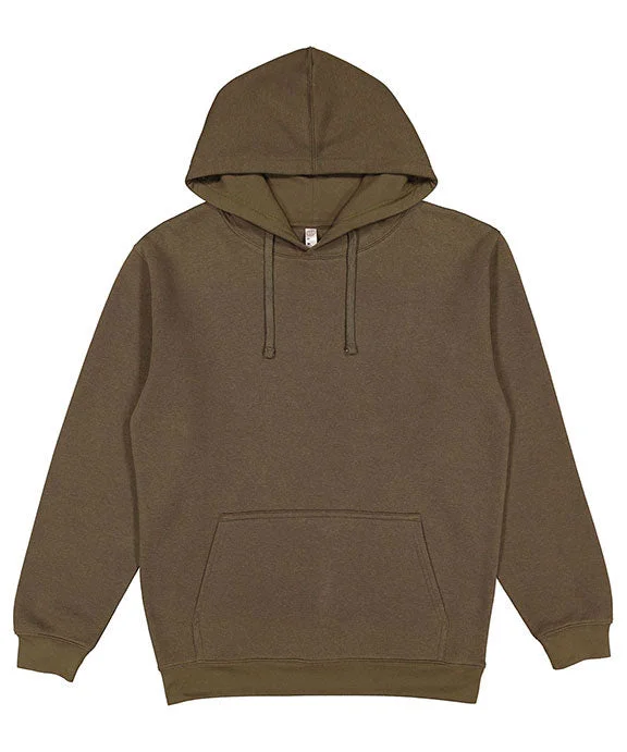 6926 - LAT Adult Pullover Fleece Hoodie | Military Green