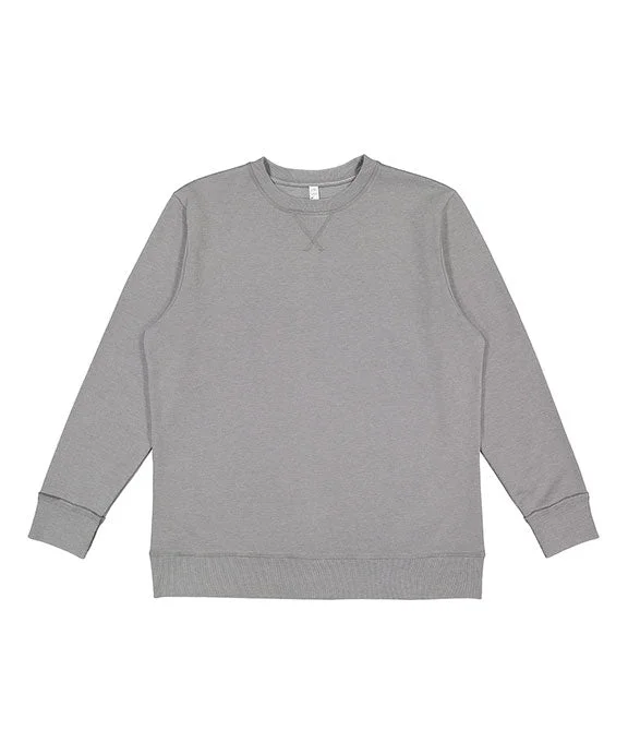 6935 - LAT Adult Vintage Wash Fleece Sweatshirt | Washed Grey