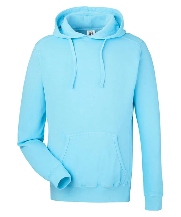 8730JA - J America Unisex Pigment Dyed Fleece Hooded Sweatshirt | Capri