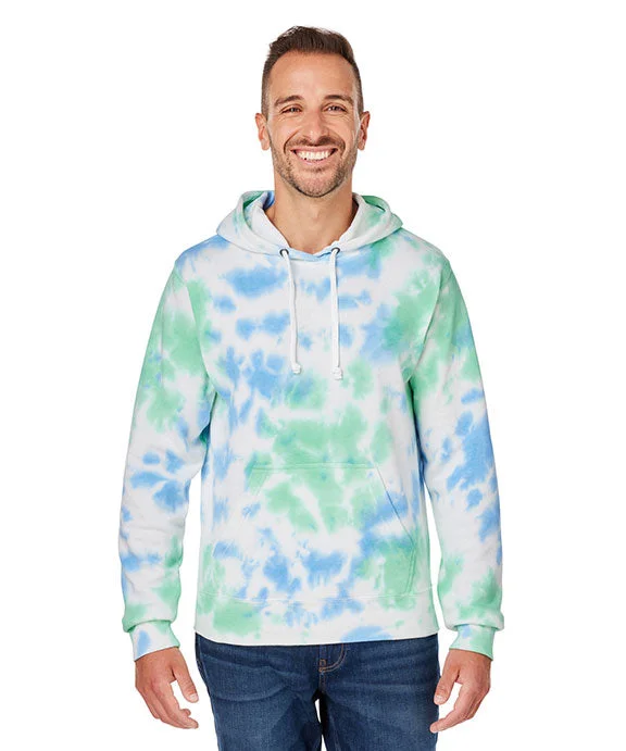 8861JA - J America Adult Tie-Dye Pullover Hooded Sweatshirt | Lagoon Tie Dye