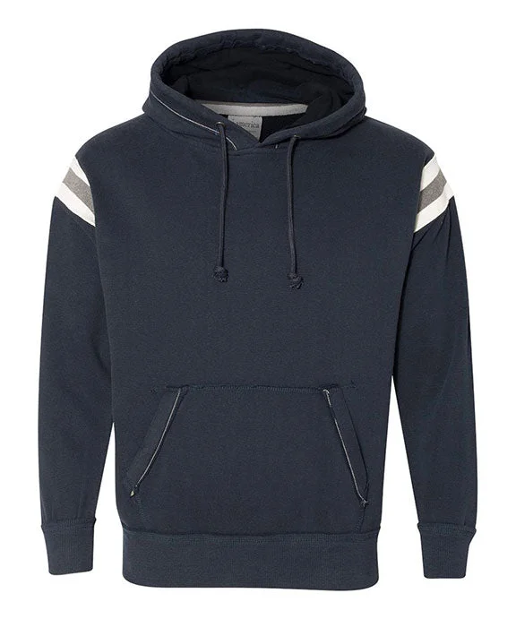 JA8847 - J America Adult Vintage Athletic Hooded Sweatshirt | Vintage Navy