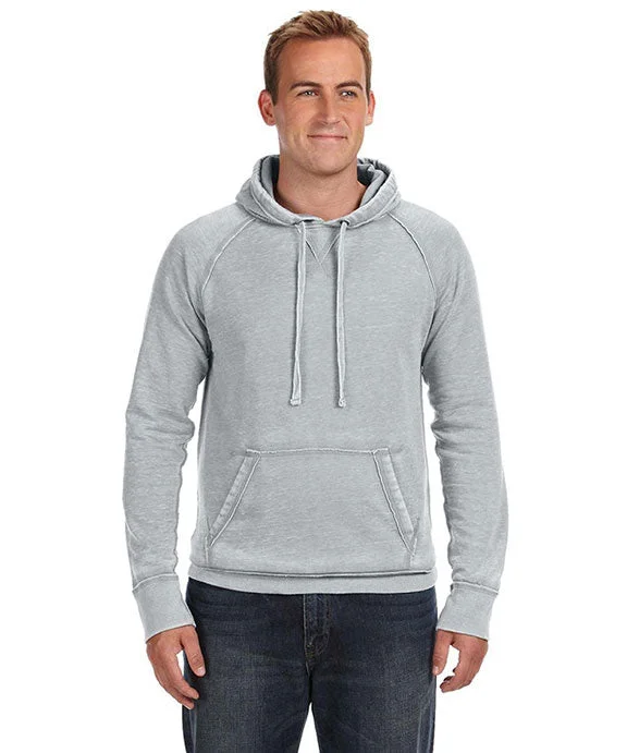 JA8915 - J America Adult Vintage Zen Fleece Pullover Hooded Sweatshirt | Cement