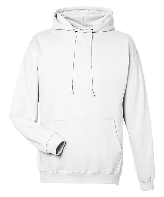 JHA001 - Just Hoods By AWDis Mens Midweight College Hooded Sweatshirt | Arctic White