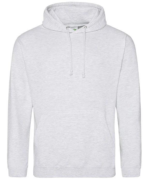 JHA001 - Just Hoods By AWDis Mens Midweight College Hooded Sweatshirt | Ash