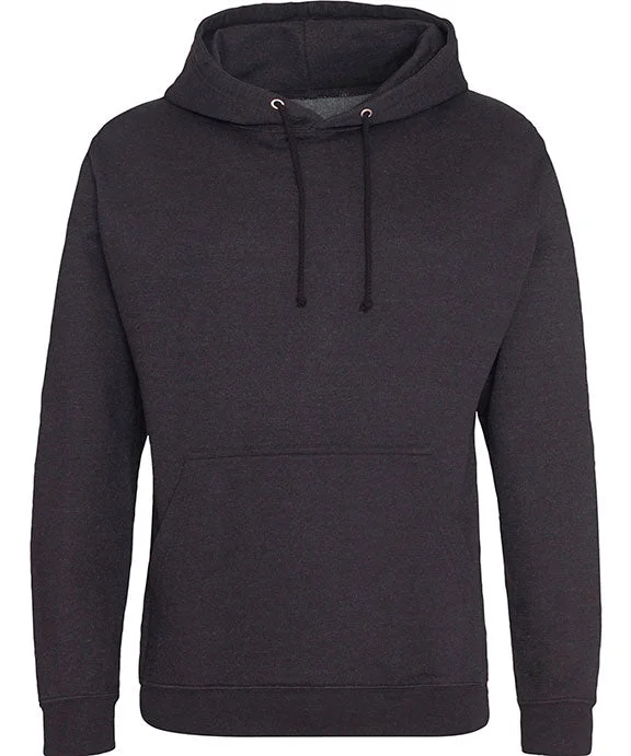 JHA001 - Just Hoods By AWDis Mens Midweight College Hooded Sweatshirt | Black Smoke